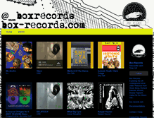 Tablet Screenshot of box-records.com